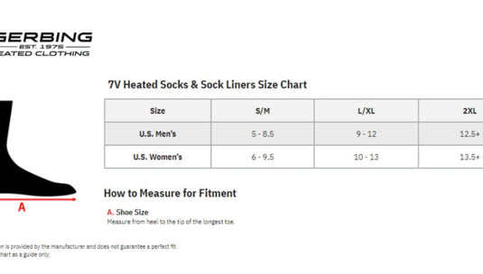 Gerbing 12V Heated Sock Liners