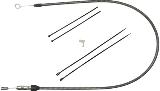 Magnum 723401HE Stock Length Quick Connect Braided Upper Clutch Cable - Karbonfibr - 33in.