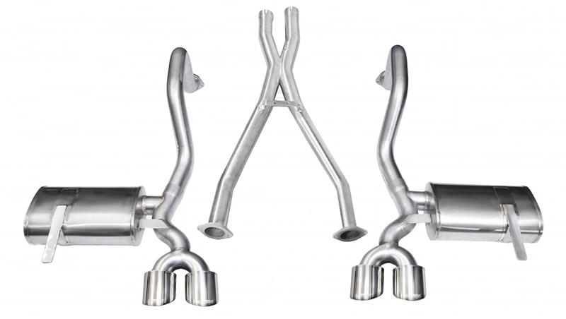 Load image into Gallery viewer, Corsa Performance 14962 COR Cat-Back + X-Pipe Xtreme
