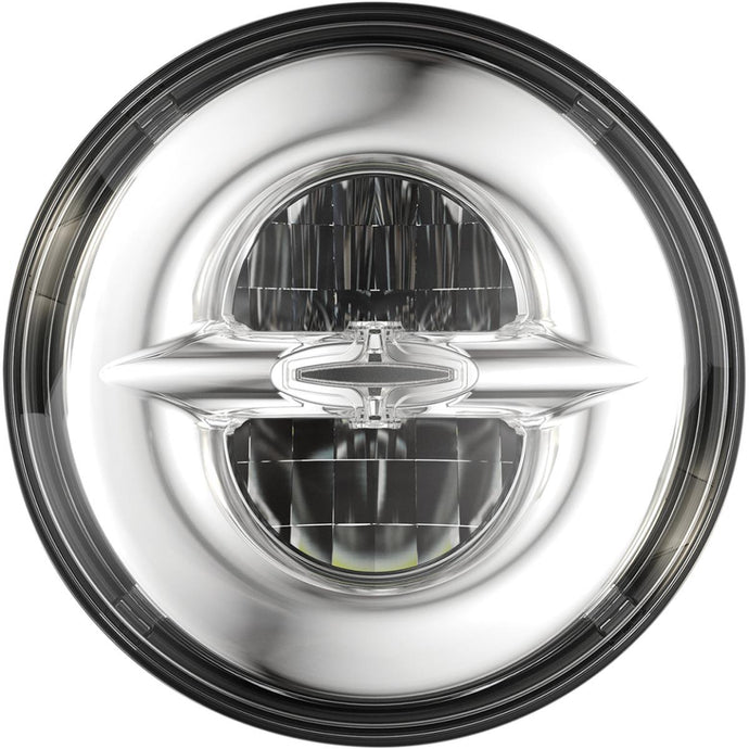 Drag Specialties 2001-1542 Premium 7in. Reflector Style Led Head Lamp - Chrome