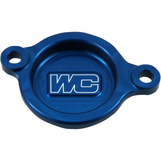 Works Connection 27-001 Oil Filter Cover - Blue