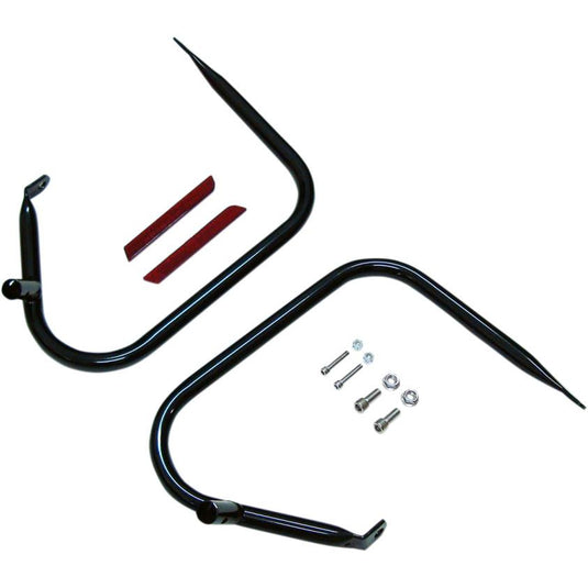 Drag Specialties 0505-1562 Saddlebag Guards - Black