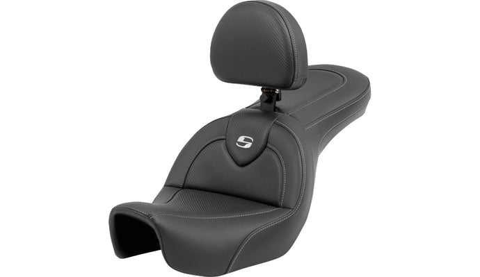 Saddlemen 806-04-185BR Roadsofa Carbon Fiber Seat - with Backrest