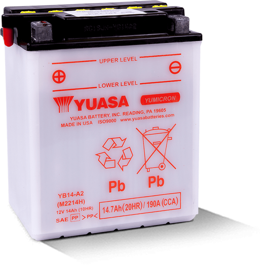 Yuasa Battery YUAM2214HIND YSA Yumicron Battery