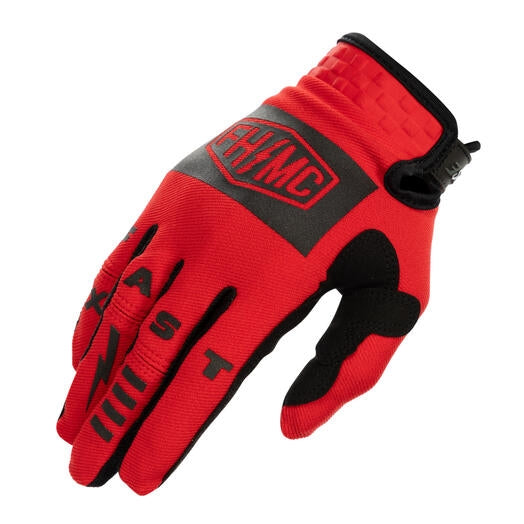 Load image into Gallery viewer, Fasthouse Speed Style Atomic Gloves (X-Small, Red/Red)
