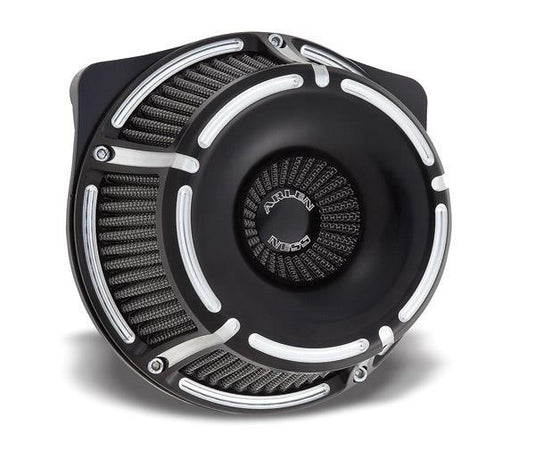 Arlen Ness 18-925 Inverted Series Air Cleaner Kit - Slot Track - Black