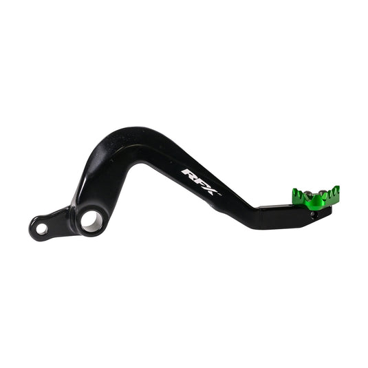 Rfx FXRB 20301 99GN Pro Series Rear Brake Pedal with Solid Tip - Green