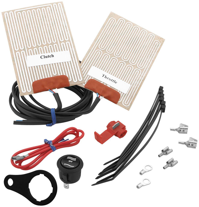 Symtec 210019RR Heat Demon External Handlebar Warmer Kit with Round Rocker Switch