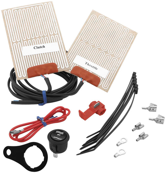 Symtec 210019RR Heat Demon External Handlebar Warmer Kit with Round Rocker Switch