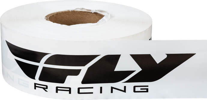 Fly Racing B3104W4727 Course Tape - White