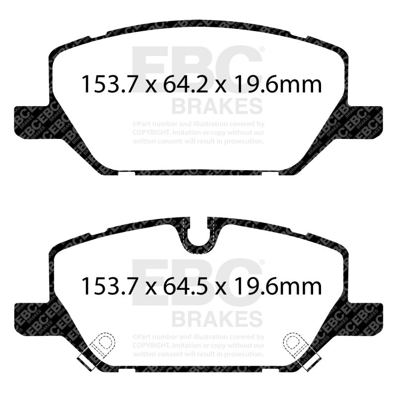 Load image into Gallery viewer, Ebc DP33117C EBC Redstuff Brake Pad Sets
