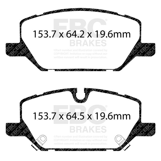 Ebc DP33117C EBC Redstuff Brake Pad Sets