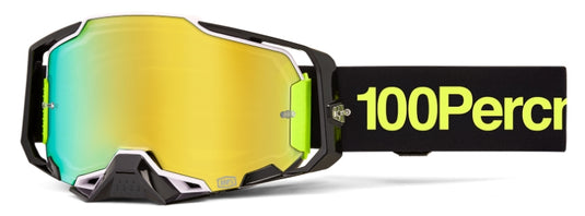 100% Armega Orban Goggles (One Size Fits Most, Orban / Mirror Gold Lens)