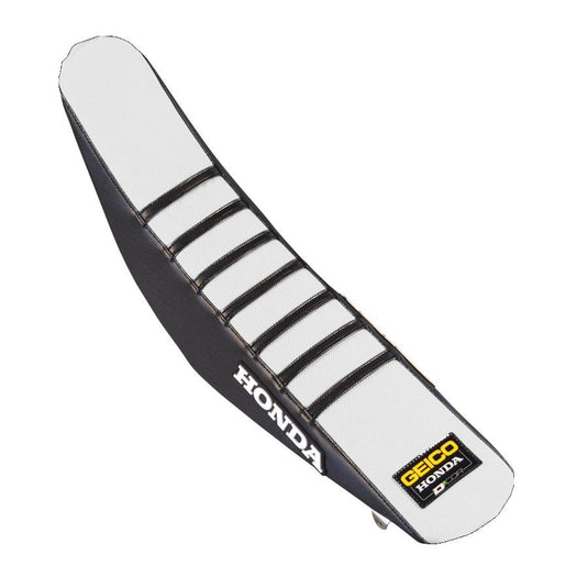 Dcor 30-10-457 Factory Reinforced Seat Cover - Black/White/Black