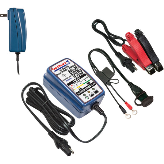 Tecmate TM-401A Optimate 1 Voltmatic Bronze Series Battery Charger/Maintainer - 6V/12V 600MA
