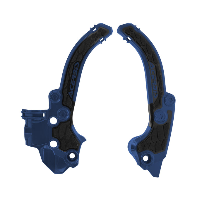 Acerbis 2985911034 X-Grip Frame Guard - Blue/Black