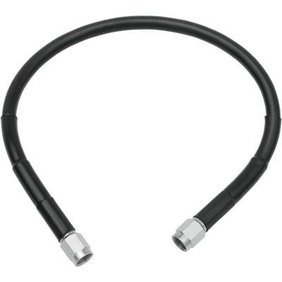 Drag Specialties 1741-2742 Universal Black Vinyl-Coated Stainless Steel Brake Line - 71in.