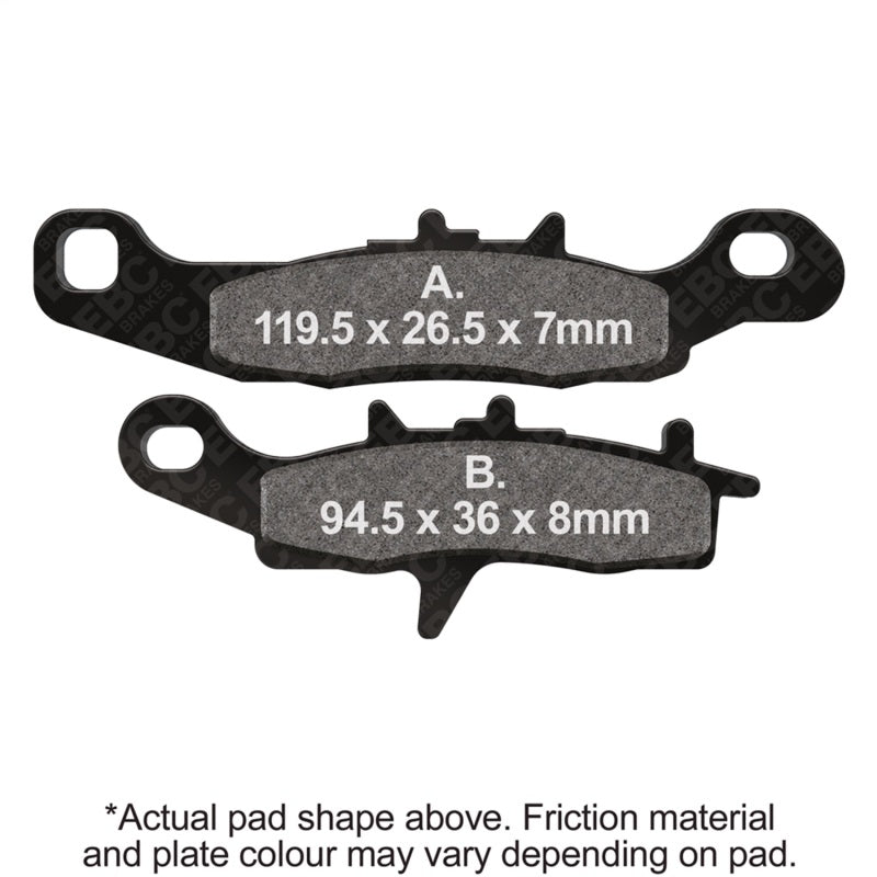 Load image into Gallery viewer, Ebc Powersports FA258R EBC R Sintered Brake Pads
