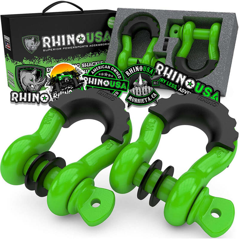 Load image into Gallery viewer, Rhino Usa RNO-GRN-SHACKLES RSA Shackles
