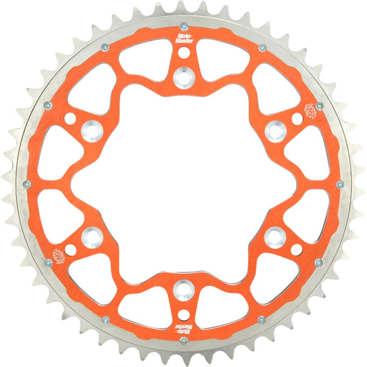 Moto-Master 620073551 Fusion Dual-Ring Sprocket - 51T - Orange