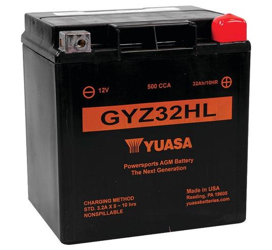 Yuasa YUAM732GHL GYZ High Performance Maintenance Free Battery - GYZ32HL