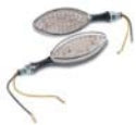 K&S Technologies 25-9901D Universal LED Turn Signals - Carbon Fiber