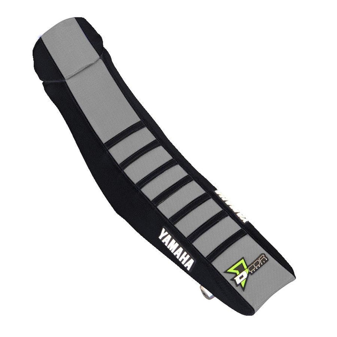 Dcor 30-50-457 Factory Reinforced Seat Cover - 2016 Retro Star Yamaha Black/Gray/Black Ribs