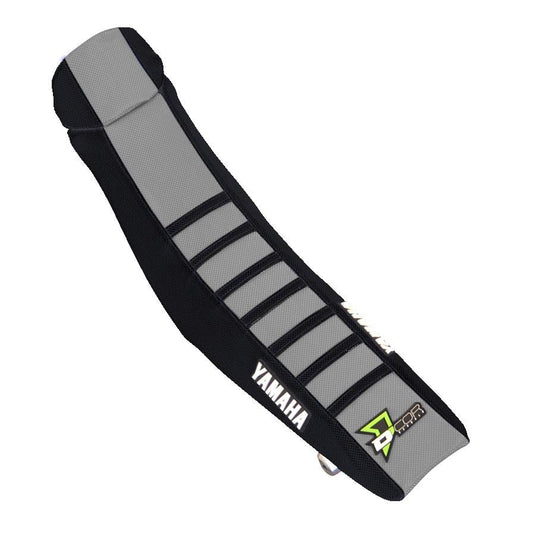 Dcor 30-50-457 Factory Reinforced Seat Cover - 2016 Retro Star Yamaha Black/Gray/Black Ribs