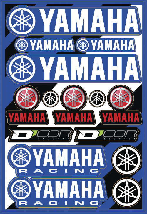 Dcor 40-50-101 Decal Sheet - Yamaha 2.0