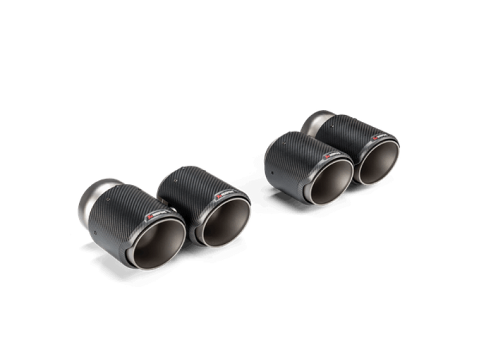 Akrapovic TP-CT/68 AKR Tail Pipe Set - Carbon