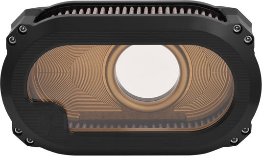 Kens Factory NXT-03BG Next Level Air Filter with Glass - Black/Gold
