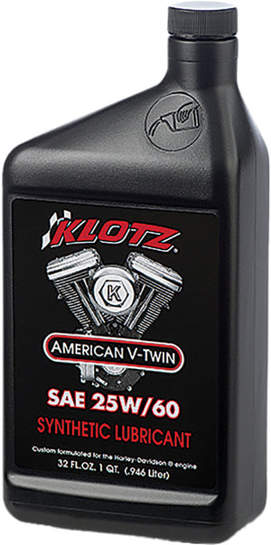 Klotz Oil KH-2560 American V-Twin Techniplate Lubricant - 25W60 - 1qt.