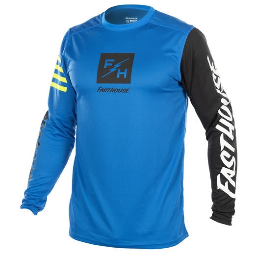 Fasthouse Carbon Echo Jersey (Medium, Electric Blue)