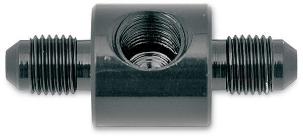 Goodridge PMCHD-014BK Universal Rear Brake Tee without Mount - 1/8in. NPT Threads - Ebony
