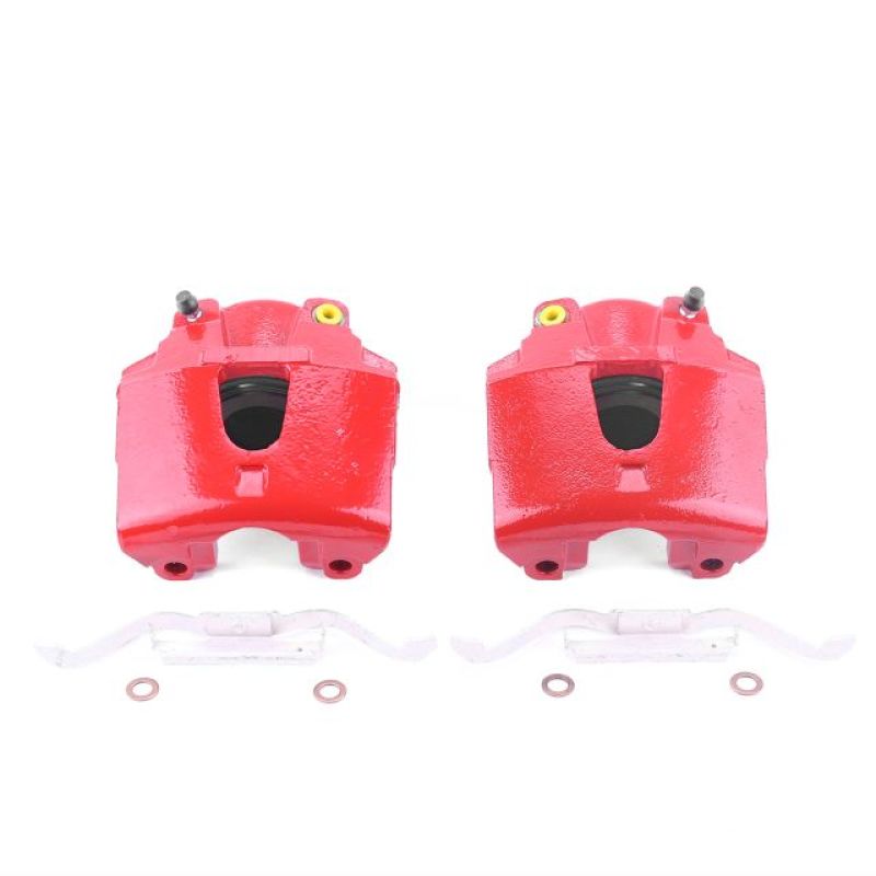Load image into Gallery viewer, Powerstop S4756 PSB Red Calipers
