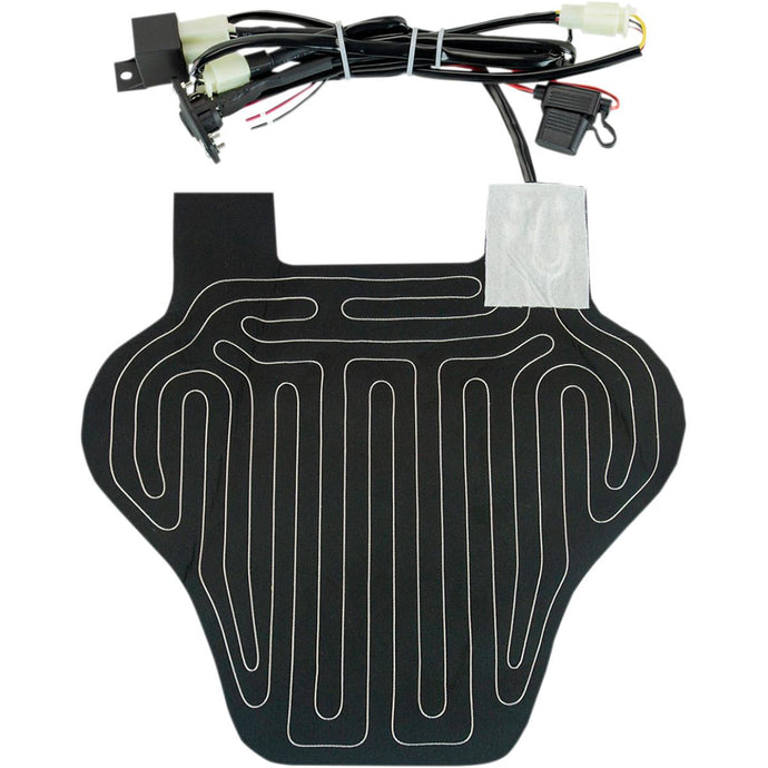 Dcor 30-70-418 Factory Reinforced Seat Cover - Black Sides/Black Top with Gray Ribs