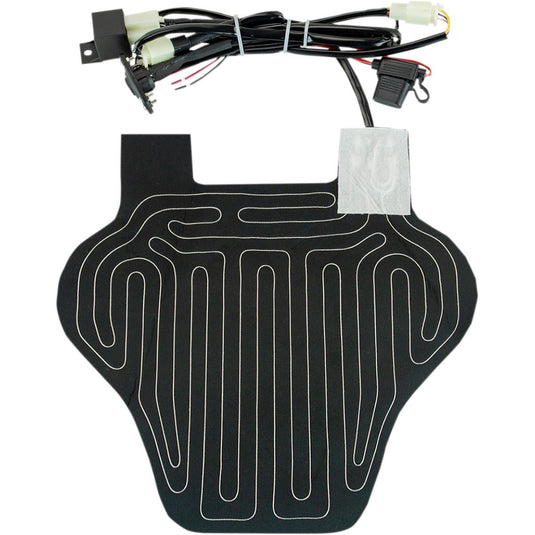 Dcor 30-70-418 Factory Reinforced Seat Cover - Black Sides/Black Top with Gray Ribs