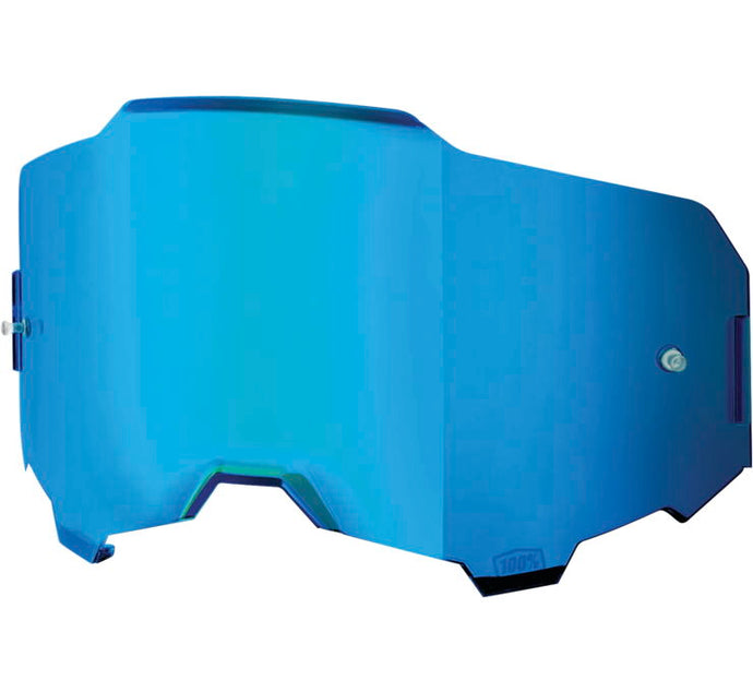 100% Replacement Lens for Armega Goggles - Blue Mirror
