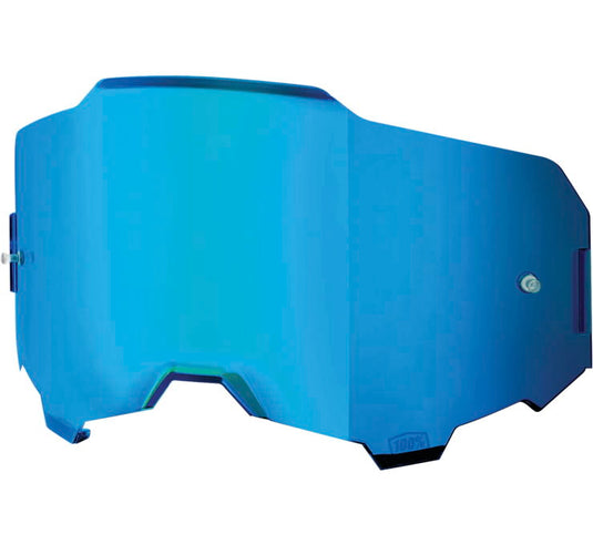 100% Replacement Lens for Armega Goggles - Blue Mirror