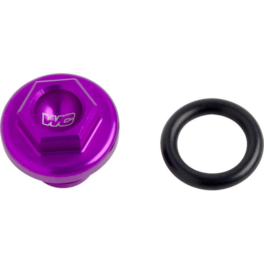 Works Connection 24-P079 Aluminum Oil Filler Plug - Purple