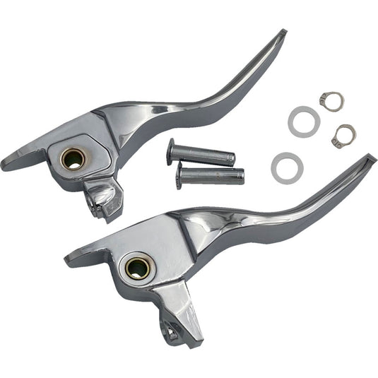 Drag Specialties 0610-2319 Short Lever Set - Chrome