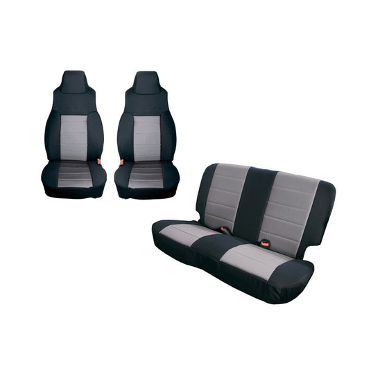 Rugged Ridge 13292.09 RUG Seat Cover Kit- Front/Rear