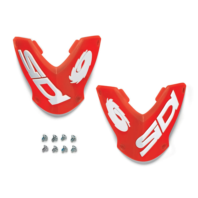 Sidi 90 Outer Nylon Shin Plate - Red/White/White