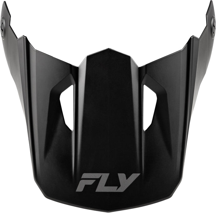 Fly Racing Visor for Kinetic Rally Helmet - Matte Black - XS - Sm