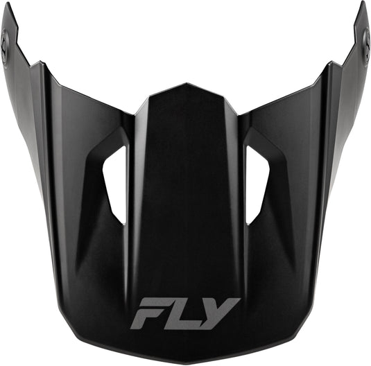 Fly Racing Visor for Kinetic Rally Helmet - Matte Black - XS - Sm