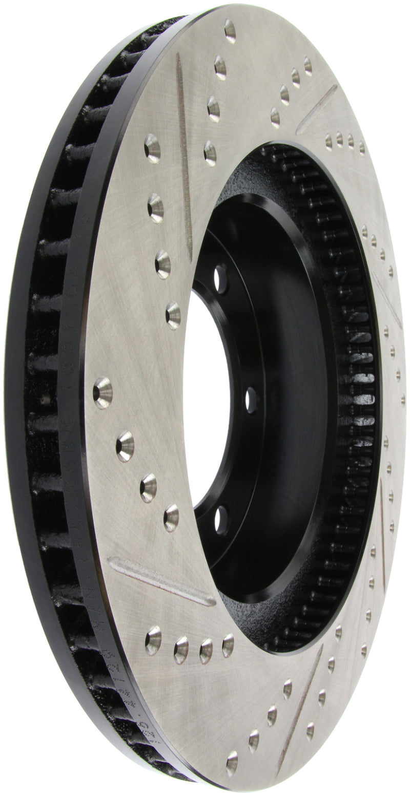 Load image into Gallery viewer, Stoptech 127.44129L ST Slot &amp; Drill Brake Rotors
