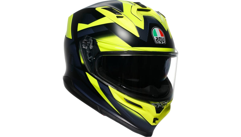Load image into Gallery viewer, Agv K7 Glimpse Helmet (Small, Matte Black/Yellow Fluo)

