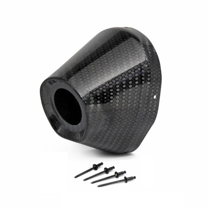 Pro Circuit PC4022-0003 End Cap for Ti-5/6 Exhaust System - 4.5in./1.5in. - Carbon Fiber