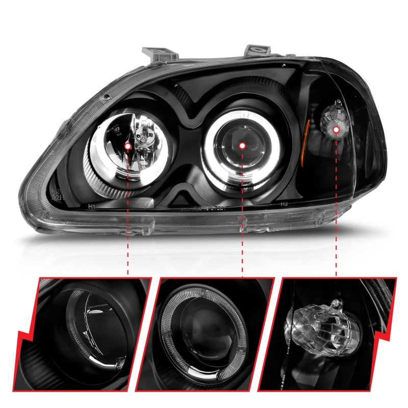 Load image into Gallery viewer, Anzo 121068 ANZ LED/Projector Headlights

