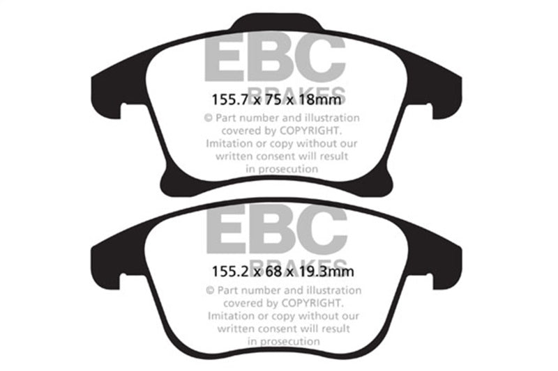 Load image into Gallery viewer, Ebc UD1653 EBC Ultimax2 Brake Pad Sets
